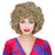 cheap Historical Wigs-Mrs Roper Short Fluffy Curly Orange Red Cosplay Wig Women Costume for Carnival Halloween Wigs