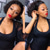 cheap Human Hair Lace Front Wigs-Human Hair 13x4 Lace Front Wig Free Part Brazilian Hair Wavy Water Wave Black Natural Wig 180% 250% Density with Baby Hair 100% Virgin Glueless Pre-Plucked For wigs for black women Short Human Hair
