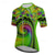 cheap Women&#039;s Jerseys-Women&#039;s Cycling Jersey Short Sleeve Bike Tee Tshirt Top with 3 Rear Pockets Mountain Bike MTB Road Bike Cycling Quick Dry Front Zipper Wicking Green Paisley Spandex Sports Clothing Apparel