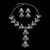 cheap Jewelry Sets-Bridal Jewelry Sets Two-piece Suit Imitation Diamond 1 Necklace Earrings Women&#039;s Stylish Luxury Lovely Classic Leaf Precious Jewelry Set For Wedding Gift