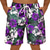 cheap Board Shorts-Men&#039;s Graphic Flower / Floral Board Shorts Swim Shorts Swim Trunks Mid Waist Streetwear Hawaiian Boho Casual Daily Holiday Drawstring with Mesh lining Elastic Waist Designer Clothing Apparel