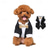 billige Halloween kjæledyr kostyme-Hunder Smoking Hundekostyme Ringbærer Elegant Myk Halloween Valentinsdag Bryllup Fest  Hundevalpeklær antrekk