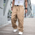 cheap Cargo Pants-Men&#039;s Cargo Pants Tactical Pants Trousers Buttons Multi Pocket Straight Leg Plain Wearable Outdoor Daily Camping &amp; Hiking Fashion Classic Black Yellow