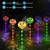 cheap Halloween Outdoor-6pcs Solar Halloween Pumpkin Garden Stake Lights Light Up Pumpkin, Solar Halloween Yard Stake Outdoor Waterproof Lighted Pumpkin Lights for Garden Patio Yard Pathway Grave Decor