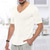 cheap Basic T shirts-Men&#039;s T Shirt Tee Knit Tee Tee Top Short Sleeves V Neck Summer Plain Fashion Designer Basic Knitting Vacation Street Going out Black White Grey Top Tee for Men