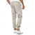 cheap Casual Pants-Men&#039;s Sweatpants Joggers Trousers Pocket Drawstring Elastic Waist Plain Comfort Sports Outdoor Daily Fashion Casual Black White Micro-elastic