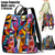 cheap Backpacks &amp; Bookbags-Large Capacity Colorful Abstract Art Print Multi-Carry Backpack - Durable and Spacious School Bag with Adjustable Straps, Available in Two Patterns