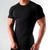 cheap Men&#039;s Running Tee &amp; Tank Tops-Men&#039;s Compression Shirt Athletic Shirt Gym Shirt Fitness Shirt Short Sleeve Tee Tshirt Casual Athleisure Breathable Quick Dry Soft Fitness Gym Workout Running Sportswear Activewear Black White Gray