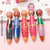 cheap Office Supplies-Cartoon Doll Little Ballpoint Pen Blue Refill Press-type Doll Ballpoint Pen 5pcs