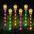cheap Halloween Outdoor-6pcs Solar Halloween Pumpkin Garden Stake Lights Light Up Pumpkin, Solar Halloween Yard Stake Outdoor Waterproof Lighted Pumpkin Lights for Garden Patio Yard Pathway Grave Decor