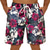 cheap Board Shorts-Men&#039;s Graphic Flower / Floral Board Shorts Swim Shorts Swim Trunks Mid Waist Streetwear Hawaiian Boho Casual Daily Holiday Drawstring with Mesh lining Elastic Waist Designer Clothing Apparel