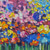 cheap Floral/Botanical Paintings-Mintura Handmade Flowers Oil Paintings On Canvas Modern Wall Art Room Decoration Abstract Picture For Home Decor Rolled Frameless Unstretched Painting