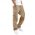 preiswerte Cargohosen-Herren Cargo-Hosen Cargohose Kordelzug Elastischer Bund Mehrere Taschen Einfach tragbar Täglich Outdoor Campen und Wandern Mode Klassisch Meerblau Schwarz