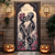 billige Halloween dørdeksler-Halloween Dørdekorasjoner Hodeskalle Par Dørdeksler Dørvev Dørgardin Dekorasjon Bakgrunn Dørbanner Forside Farmhusferiefest Dekorativt Utstyr