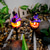 preiswerte Outdoor- &amp; Gartenanzeigen-1 Stück Solar-Kürbis mit Geister-Rasenlicht, Halloween-Gartenbeleuchtung für draußen, wasserdicht, Garten, Park, Gehweg, Landschaftsdekoration, Harz-Kürbislicht, Halloween-Beleuchtung für draußen, Dekorationen