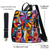 cheap Backpacks &amp; Bookbags-Large Capacity Colorful Abstract Art Print Multi-Carry Backpack - Durable and Spacious School Bag with Adjustable Straps, Available in Two Patterns