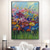 cheap Floral/Botanical Paintings-Mintura Handmade Flowers Oil Paintings On Canvas Modern Wall Art Room Decoration Abstract Picture For Home Decor Rolled Frameless Unstretched Painting