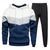 billige grunnleggende sweatsuits-Herre Hattetrøje Joggedress sweatsuit Hvit Vin Oransje Grønn Med hette Fargeblokk Lapper 2 deler Sport &amp; Utendørs Daglig Ferie Gatemote Grunnleggende Fritid Vår &amp; Vinter Klær Gensere Gensere
