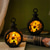 ieftine Lumini de Halloween-decor de epocă de Halloween lanternă lumânare electronică lumina de noapte fantomă aprinsă, lumina cu LED-uri lumina dovleac festival fantomă elemente de recuzită pentru decorare creativă lampă cu ulei mică de mână 1buc
