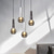 billige Pendellys-led pendellampe e27 industriell terrazzofinish hengende lys farge sement pendellampe klart glass skjerm lysekrone for gårdshus entré spisestue kjøkkenøy