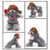voordelige Halloween Huisdierkostuum-Honden Hondenkostuum Clown leuke Style Grappig Zacht Halloween Carnaval Feest  Hond puppy kleding outfits