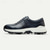 cheap Premium Leather Sneakers-Men&#039;s Black Leather Golf Shoes with Crocodile Pattern and Spiked Sole for Comfort and Style