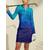 cheap Designer Collection-Women&#039;s Golf Polo Shirt Blue Short Sleeve Top Ladies Golf Attire Clothes Outfits Wear Apparel