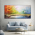 cheap Floral/Botanical Paintings-Handmade Autumn Colorful Forest Landscape Hand Painted Oil Painting Large Birch Tree Wall Art Gift Texture Custom Home Decor No Frame
