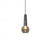 billige Pendellys-led pendellampe e27 industriell terrazzofinish hengende lys farge sement pendellampe klart glass skjerm lysekrone for gårdshus entré spisestue kjøkkenøy