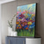 cheap Floral/Botanical Paintings-Mintura Handmade Flowers Oil Paintings On Canvas Modern Wall Art Room Decoration Abstract Picture For Home Decor Rolled Frameless Unstretched Painting