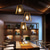 cheap Pendant Lights-LED Pendant Light Warm White 24cm 1-Light E26/E27 Farmhouse Vintage Adjustable Pendant Lighting for Kitchen Island Black and Wood Painted Rustic Hanging Light Fixture for Dining Room Hallway Porch 110-240V