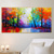 cheap Floral/Botanical Paintings-Handmade Autumn Colorful Forest Landscape Hand Painted Oil Painting Large Birch Tree Wall Art Gift Texture Custom Home Decor No Frame