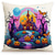 Недорогие Halloween Party-Хэллоуин тыква призрак декоративные подушки чехол 1 шт. мягкая квадратная подушка наволочка для спальни гостиной диван кресло