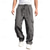baratos Calças Cargo-Homens Calças Cargo Calça cargo Cintura elástica Bolso multi Tecido Vestível Ao ar livre Diário Acampar e Caminhar Moda Clássico Preto Verde Tropa
