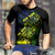 abordables Maillots pour hommes-Homme Maillot de cyclisme Graphique Géométrique Manche Courte Cyclisme T-shirt Maillot Top avec 3 poches arrière VTT Vélo tout terrain Séchage Rapide Respirant Des sports Jaune Vert Vêtement Tenue