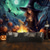 cheap Halloween Wall Tapestries-Halloween Decorations Witch Hanging Tapestry Wall Art Large Tapestry Mural Decor Photograph Backdrop Blanket Curtain Home Bedroom Living Room Decoration