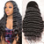 baratos Perucas de seda frontais de cabelo natural-Cabelo humano pré-arrancado cabelo humano 13x4 hd transparente solto onda profunda perucas dianteiras de renda cabelo humano para mulheres negras 150% densidade nós descoloridos com cabelo de bebê 20