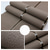 abordables Papiers peints-papier peint cool papier peint moderne 3d épais non tissé imitation peau de cerf velours papier peint rouleau non autocollant à rayures verticales pour chambre salon fond TV 1,73&#039;(0,53m) x 32,8&#039;(10m)