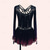 cheap Figure Skating Dresses-Figure Skating Dress Women&#039;s Girls&#039; Ice Skating Dress Black Red Thumbhole Halo Dyeing Mesh Spandex Stretchy Training Practice Professional Skating Wear Thermal Warm Classic Crystal / Rhinestone Long