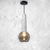 billige Pendellys-led pendellampe e27 industriell terrazzofinish hengende lys farge sement pendellampe klart glass skjerm lysekrone for gårdshus entré spisestue kjøkkenøy