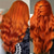 cheap Human Hair Lace Front Wigs-Human Hair 13x4 Body Wave Orange Ginger Lace Front Wigs 12-28 Inch150% Density With Baby Hair For Black Women Lace Frontal Wig