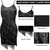 cheap Outfits-Roaring 20s 1920s Cocktail Dress Knee Length Flapper Dress Dress Outfits The Great Gatsby Charleston Wedding Guest Sequins Tassel Fringe Feather Women&#039;s New Year Masquerade Party Evening Wear