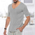 cheap Basic T shirts-Men&#039;s T Shirt Tee Knit Tee Tee Top Short Sleeves V Neck Summer Plain Fashion Designer Basic Knitting Vacation Street Going out Black White Grey Top Tee for Men