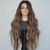 cheap Human Hair Lace Front Wigs-Remy Human Hair 13x4 Lace Front Wig Free Part Brazilian Hair Wavy Brown Multi-color Wig 130% 150% Density Ombre Hair Highlighted / Balayage Hair 100% Virgin For Women Long Human Hair Lace Wig