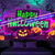 voordelige Wandtapijten-Halloween decoraties pompoen blacklight wandtapijt uv-reactief glow in the dark bos trippy berg mistig kerkhof spook hangend wandtapijt muurschildering voor woonkamer slaapkamer
