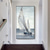cheap Floral/Botanical Paintings-oil painting handmade Abstract Sailboat Canvas Art paintings handmade Nautical Oil Painting on Canvas Large Sailing Ship paintings Wall Art Modern Seascape Painting for Bedroom office decoration