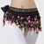 cheap Belly Dancewear-Womens Belly Dance Hip Scarf  Sweet Belly Dance Skirt Wrap Performance Bling Sequins Coins Belly Dance Costume