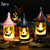 economico Luci di Halloween-lanterna di zucca di Halloween candela elettronica luce jack o lanterna luce zucca lampada notturna lampada a vento modello smorfia atmosfera festa di Halloween decorazione 1/3/5 pezzi
