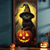 olcso Halloween ajtóborítók-halloween ajtódíszek halloween ajtóhuzatok fekete macska sütőtök ajtó kárpit ajtófüggöny dekoráció háttér ajtó transzparens bejárati ajtóhoz parasztház ünnepi parti dekorációs kellékek