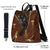 cheap Backpacks &amp; Bookbags-Large Capacity Black Cat Animal Print Multi-Carry Backpack - Durable and Spacious School Bag with Adjustable Straps, Available in Two Colors